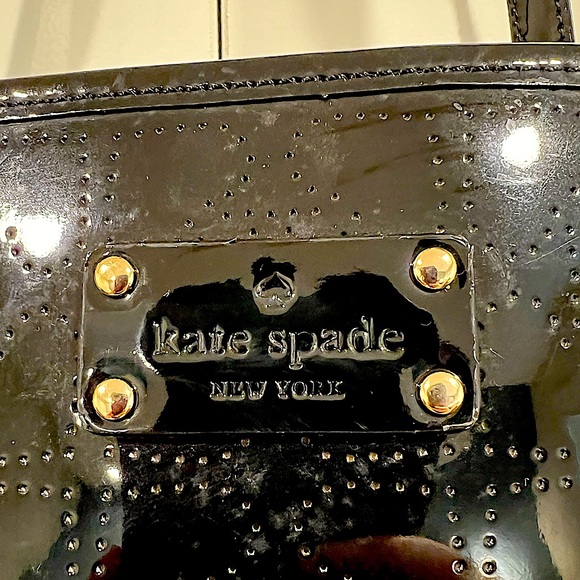 Kate Spade Black PVC Tote - Picture 3 of 9